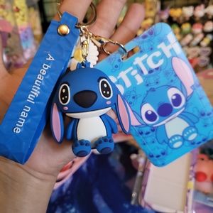 Keychain with cards holders